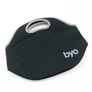 BYO black neoprene lunch bag